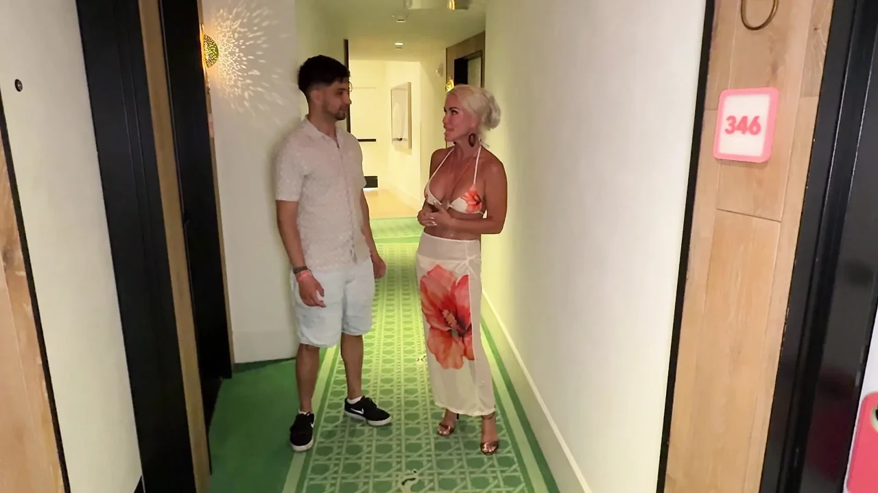 MILF Tatiana Steele Fucks Her Stepsons Friend Santi at Spring Break
