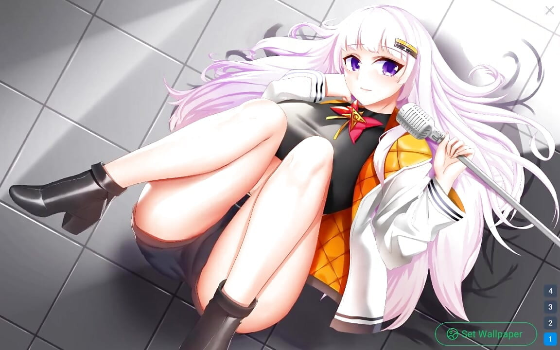Live Waifu Wallpaper - part 5 - Loveskysan द्वारा सेक्सी बेब सिंगर