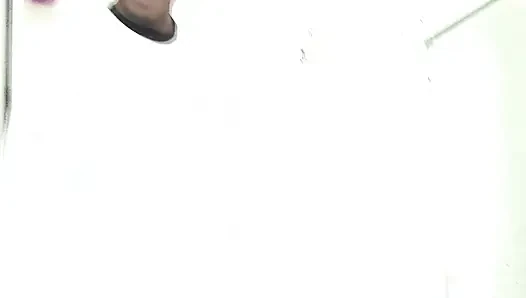 Ebony Ass Stretched Wide by Fist in Shower