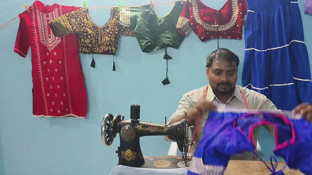 Indian tailor man fuck his costomer s wet pussy inside tailor shop in delhi
