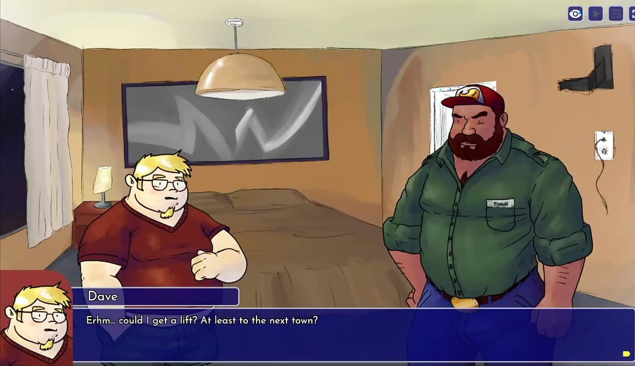 Fuck giants with big bearded fat guy!