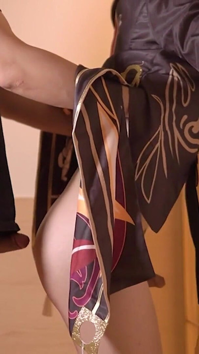 Perverzno hentai prstovanje Genshin Hu-Tao VOL.5 | Isječak 1