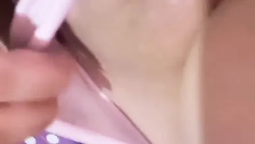 Girl with Her Ass Masturbating Until She Cums