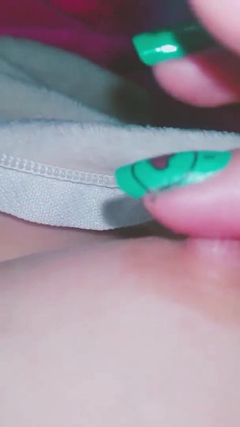 Unforgettable moment from "Morning Delight Solo: Onesie-Clad Cutie Rubs to Climax in HD"