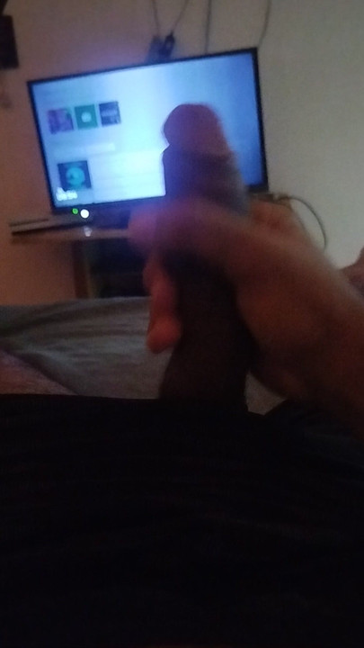 Masturbating while playing video games