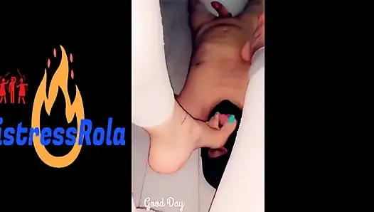 Арабская госпожа рабыня Rola пощечина