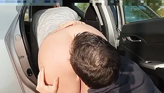 18Yo TEEN WASHING CAR PERFECT ASS FUCKED OUTDOOR