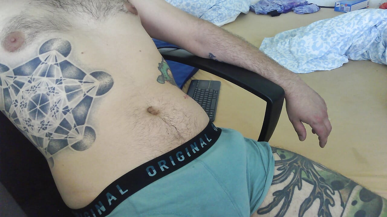 atraight guy strokes his hard, lubed on cock to cumshot