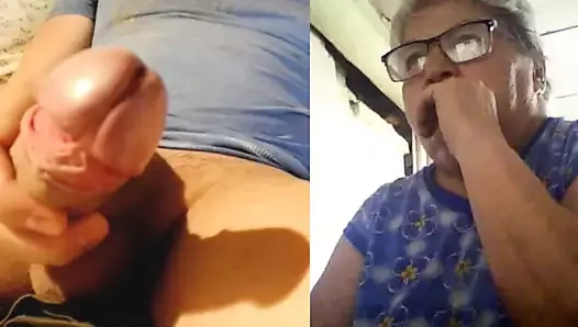 Big dick for granny pays tribute