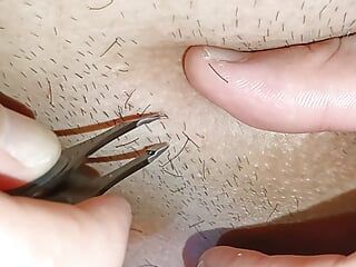 This is called penis hair pulling, and it’s very painful (A Hao)