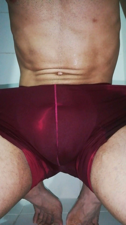 HUGE CUMSHOT, and PISSING DESPERATE, I WET ALL MY UNDERWEAR, I'M YOUR GAY SUBMISSIVE | Clip 1