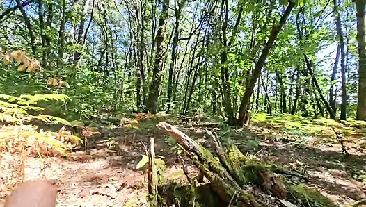 An hour of jerking in the middle of the forest, remi06cam4