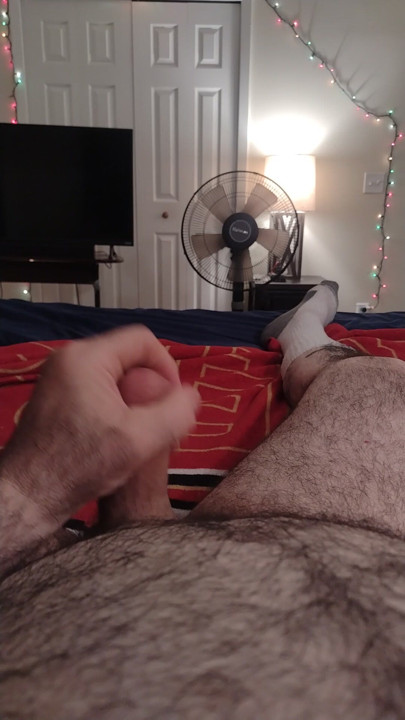 Just playing with my little cock
