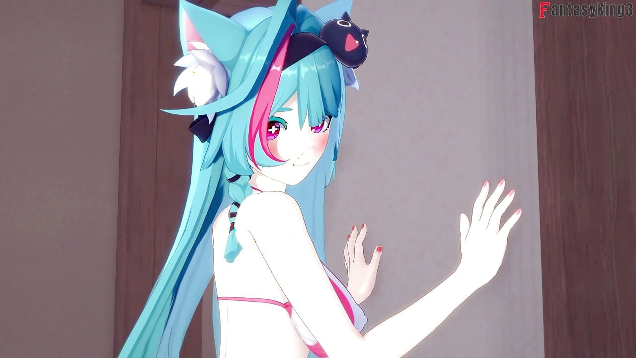 Mint sex in her bikini - Neverness to everness (NTE)