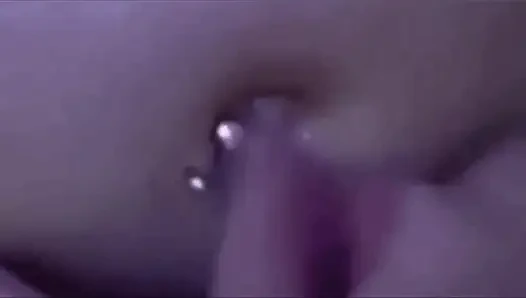 Navel Ring Licking And Play