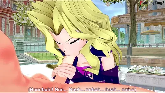 Mai valentine lagi asik nyepong kontol - yu gi oh
