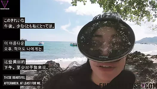 Caribbean Sea Receives Goddess Breathplay Mask Diving Glass