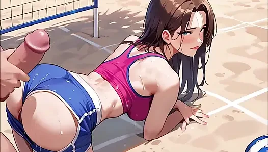 Volleyball Girls Beach Sex Party