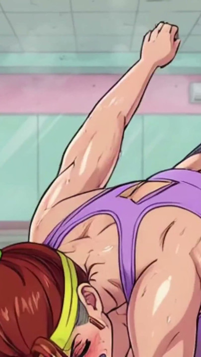 Babes Sweating in Yoga Class