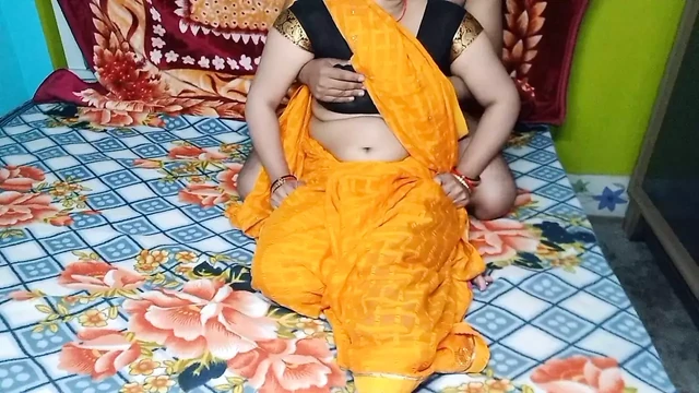 Very hot and sexy bhabhi having romance.