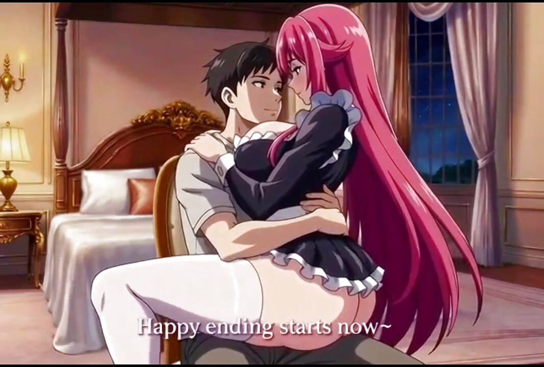 Sexy 3D Anime Maid gives her master  unforgettable pleasure