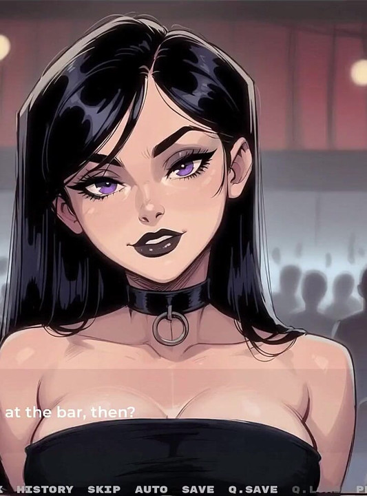 My New Girlfriend  Taboo Hentai Game  Ep.40 Goth Girl Blowbang in the Toilet!