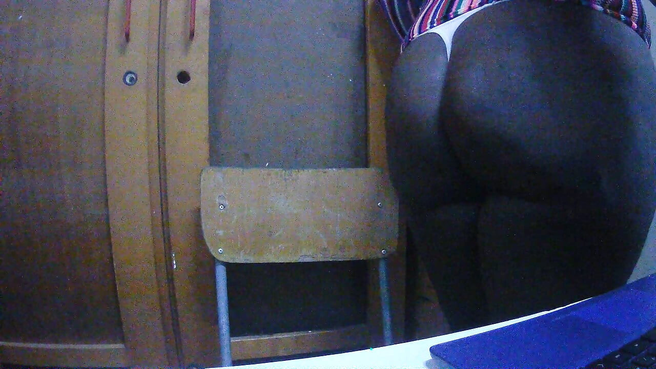 oiling my ass, boobs and dick