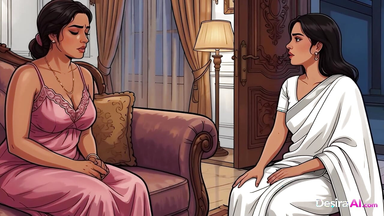 Jaya Melts in His Arms, Taking Him Deep in Every Slow Thrust - AI Generated