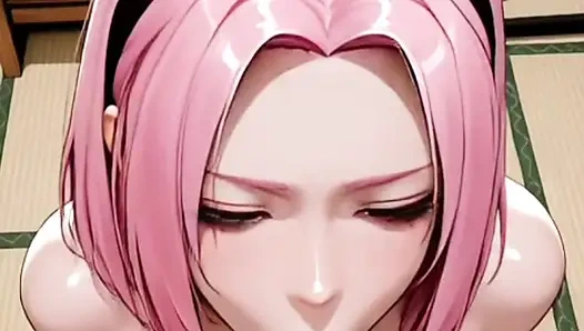 Хентай аниме - очень богатый секс с Sakura