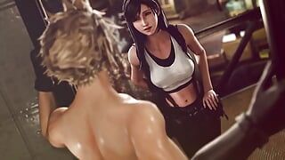 Tifa Gets Her Pussy and Mouth Fucked Hard