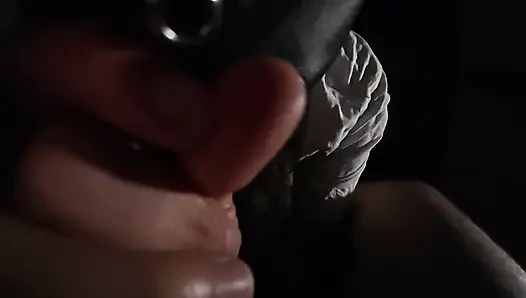 asian dominatrix decides to milk his slave by deep throat