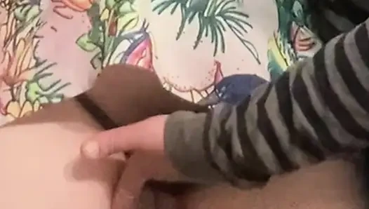 Cuckold Pervert Fingering Babe's Pussy in General