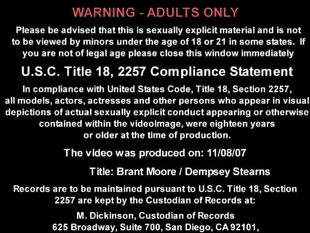 Brant Moore and Dempsey Stearns