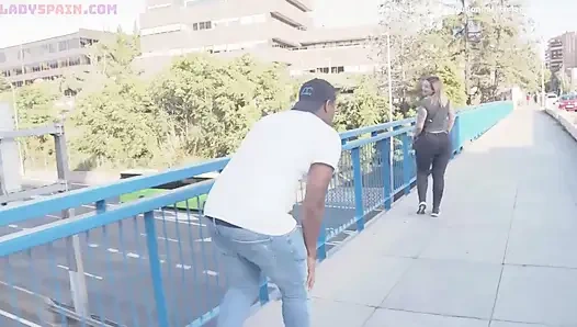 I Suck This Black Dick in Public and Finish the Game at Home Until I Get His Cum All Over My Ass