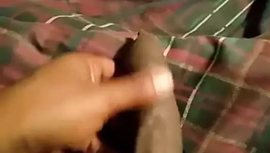 uncut black dick  jerk off
