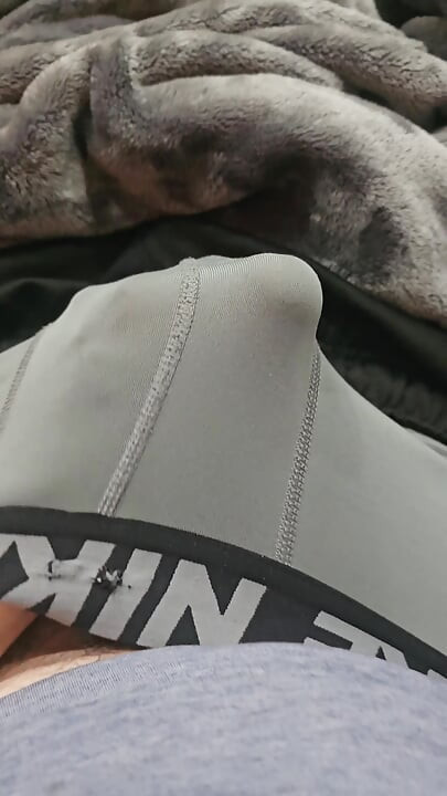 I cum inside a condom then in my Nike compression boxers