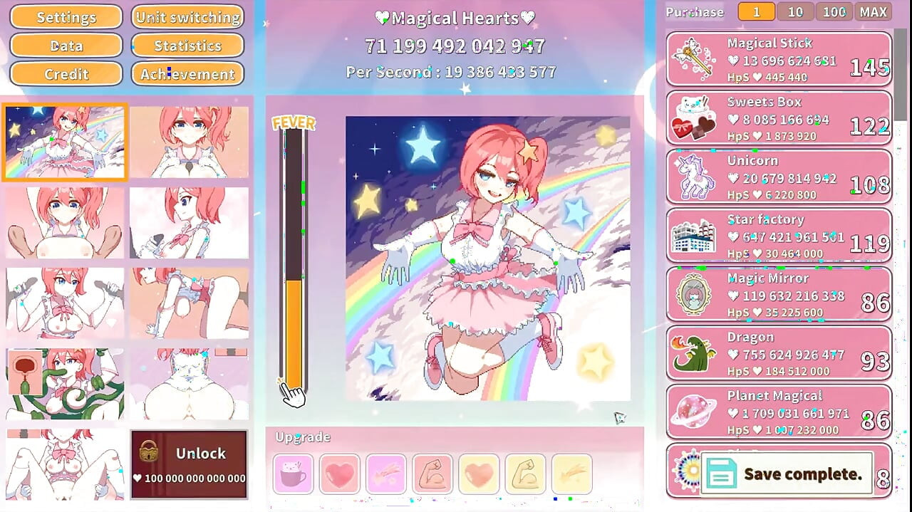 Magical Girl Clicker Hentai Game Creampie and Squirting Gangbang for a Cute Idol Cosplay!