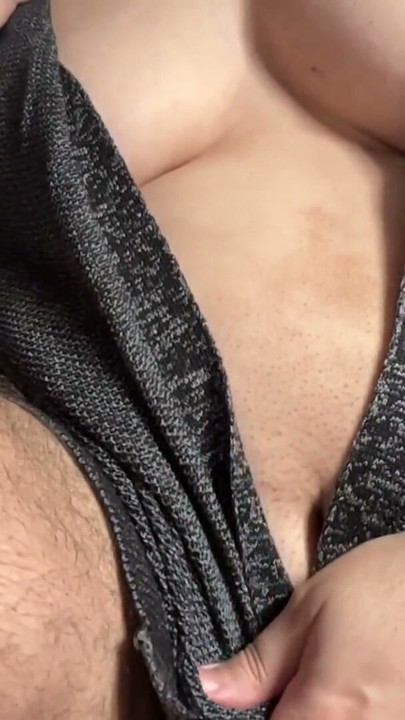 Playing with my chubby fat body and big tits | Clip 2