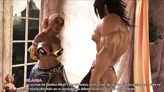 Тайное дело королевы Эларии: Conan долбит ее большую задницу тихо - кримпай заканчивается в ее текущей киске