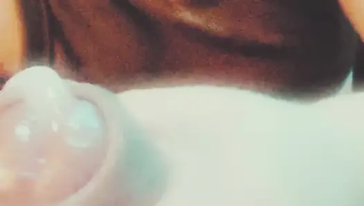 Dominican Amateur Couple - She Blows Him & Jerks Him Off, BBW Action!