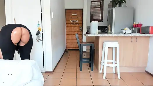 Booty pops out of my leggings