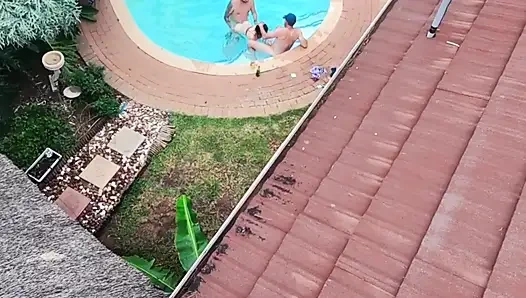 Caught My Neighbours Fucking When Flying with My Drone