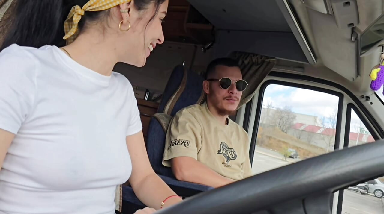 I picked up my favorite UBER client without a bra