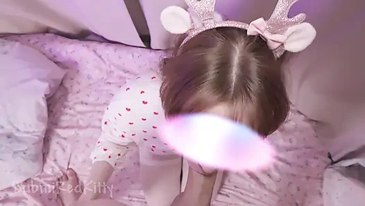 GÖRMEK MI? Üvey kız kardeşin sürprizi ateşli seksle sona erdi!