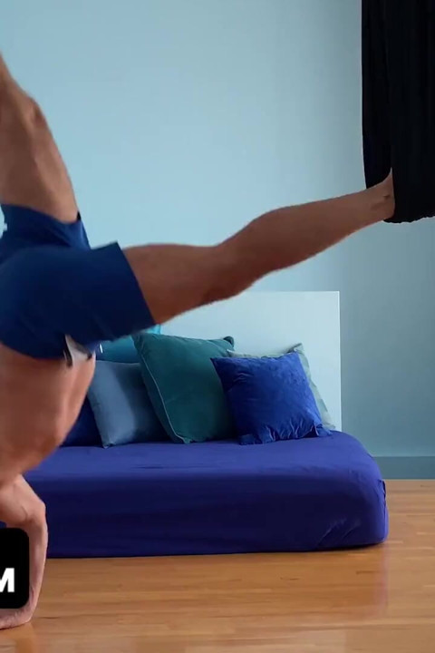 Sweaty Latin macho Mateo Vegas helps me release the pressure with some anal workout