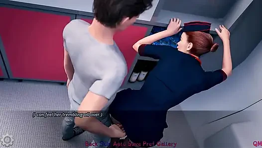 Sex on plane with Air Hostess