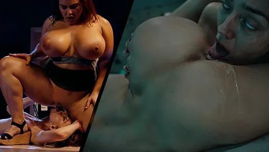 O melhor do sexo lésbico possuído - ALIEN PARASITA faz as meninas enlouquecerem