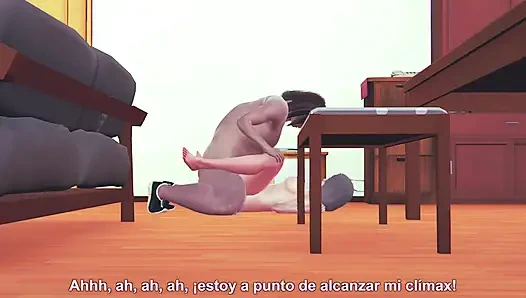 Sıcak üvey anne üvey oğluna ilk kez yalnız kaldıklarında veriyor