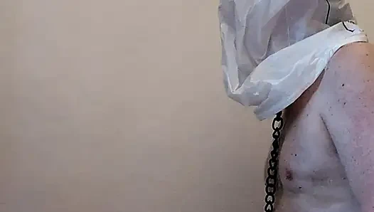 İğrenç kölem için sadece bir çanta iyi, o çok çirkin bir düşman. Seni de tokatlayacağım, seni edepsiz döl.