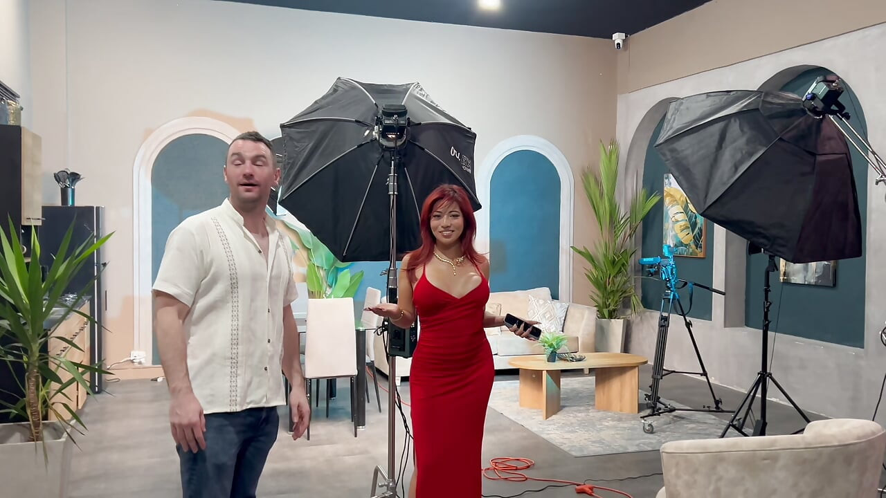 Massive Bareback Breeding Creampie for Busty Latina Redhead After Porn Studio Tour